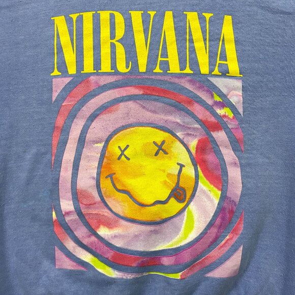 Nirvana Nevermind Grunge Band Oversized Crewneck Sweater M - Picture 2 of 6